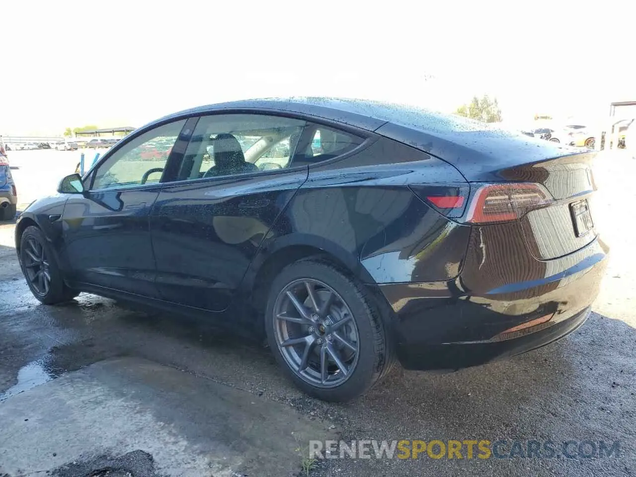 2 Photograph of a damaged car 5YJ3E1EA5NF288483 TESLA MODEL 3 2022