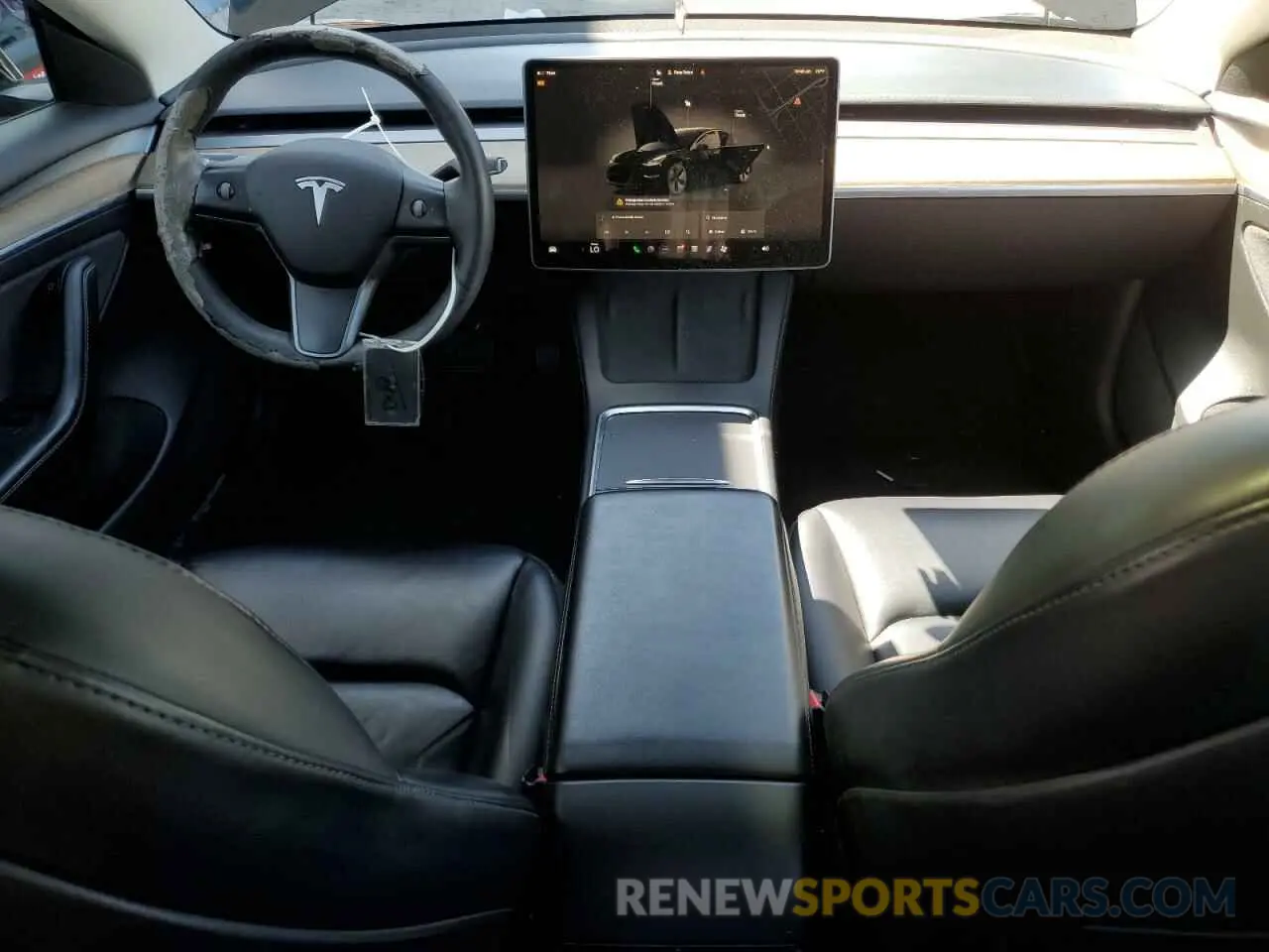 8 Photograph of a damaged car 5YJ3E1EA5NF288483 TESLA MODEL 3 2022