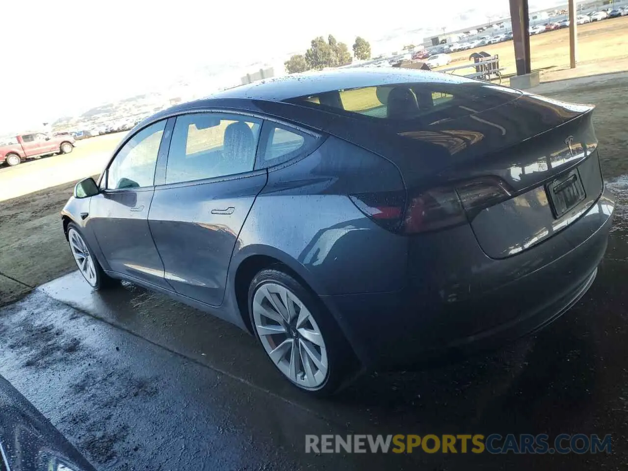2 Photograph of a damaged car 5YJ3E1EA5NF290086 TESLA MODEL 3 2022