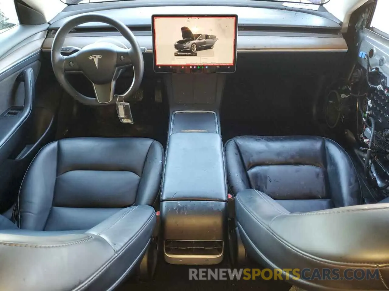 8 Photograph of a damaged car 5YJ3E1EA5NF290086 TESLA MODEL 3 2022
