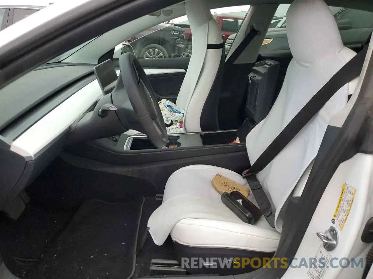 7 Photograph of a damaged car 5YJ3E1EA5NF327573 TESLA MODEL 3 2022