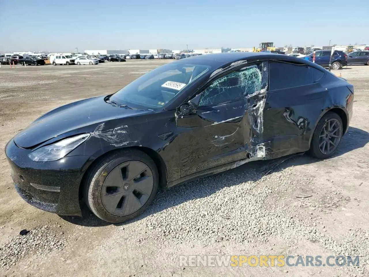 1 Photograph of a damaged car 5YJ3E1EA5NF329811 TESLA MODEL 3 2022