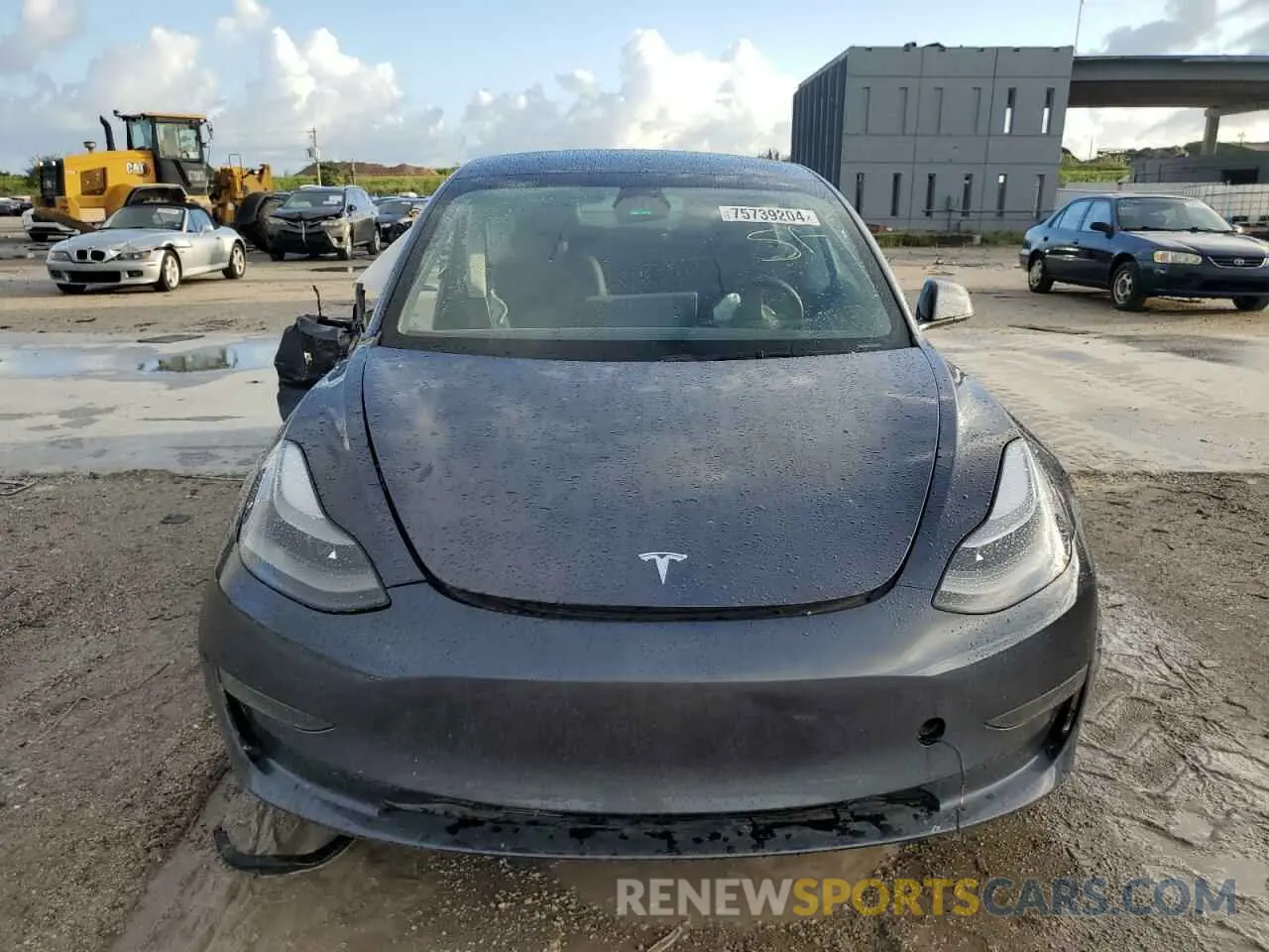 5 Photograph of a damaged car 5YJ3E1EA5NF331641 TESLA MODEL 3 2022
