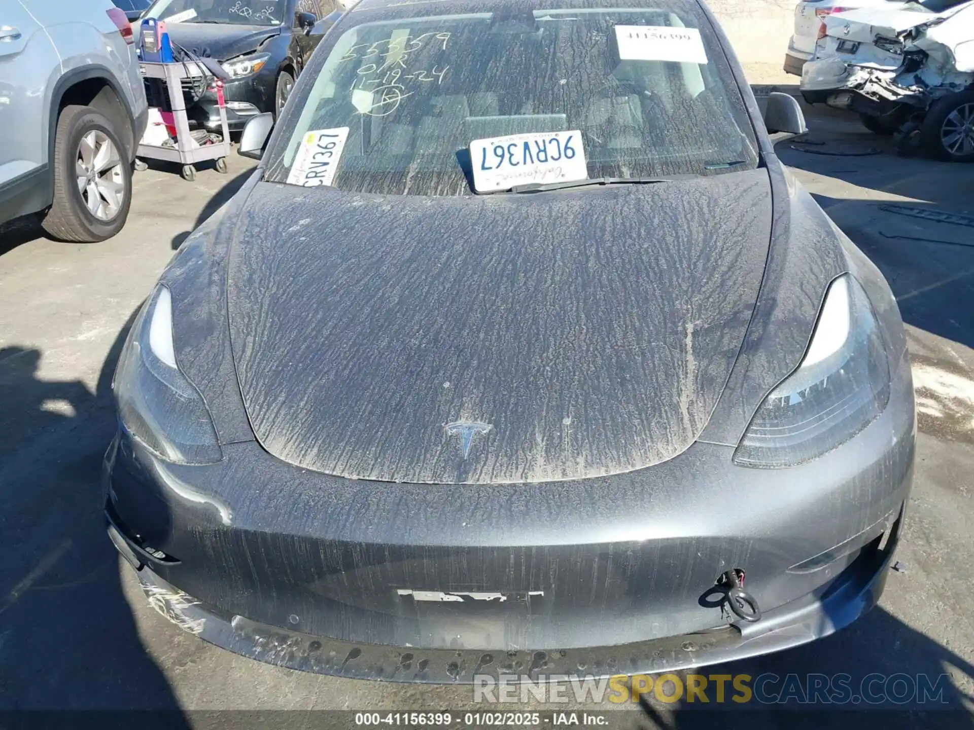 10 Photograph of a damaged car 5YJ3E1EA5NF332658 TESLA MODEL 3 2022