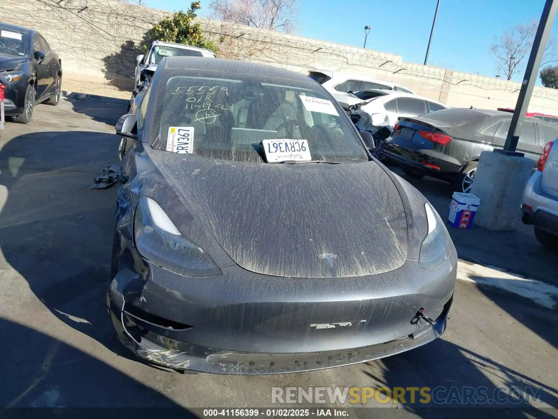 12 Photograph of a damaged car 5YJ3E1EA5NF332658 TESLA MODEL 3 2022