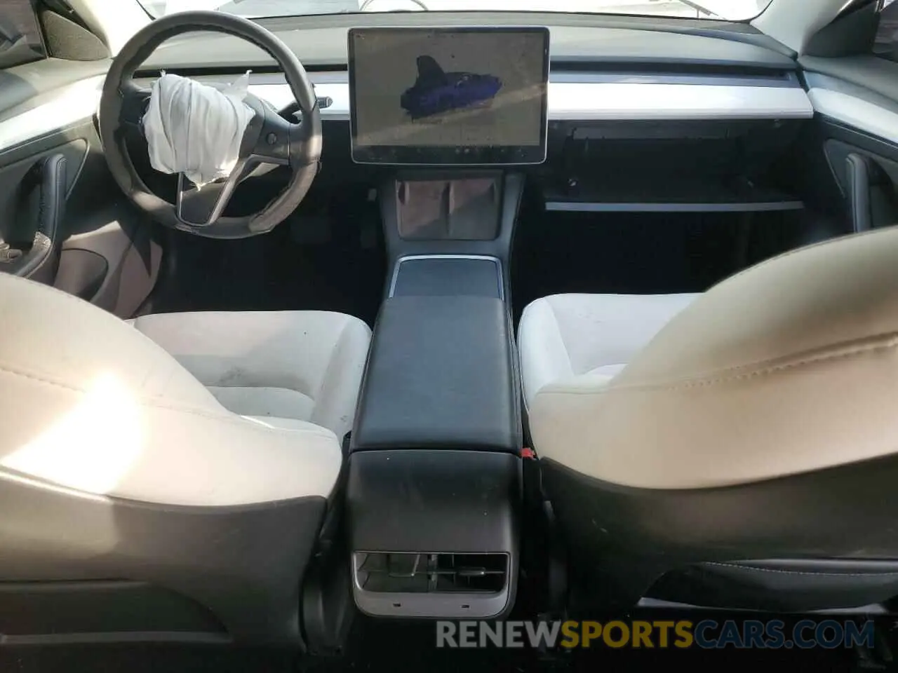 8 Photograph of a damaged car 5YJ3E1EA5NF360119 TESLA MODEL 3 2022