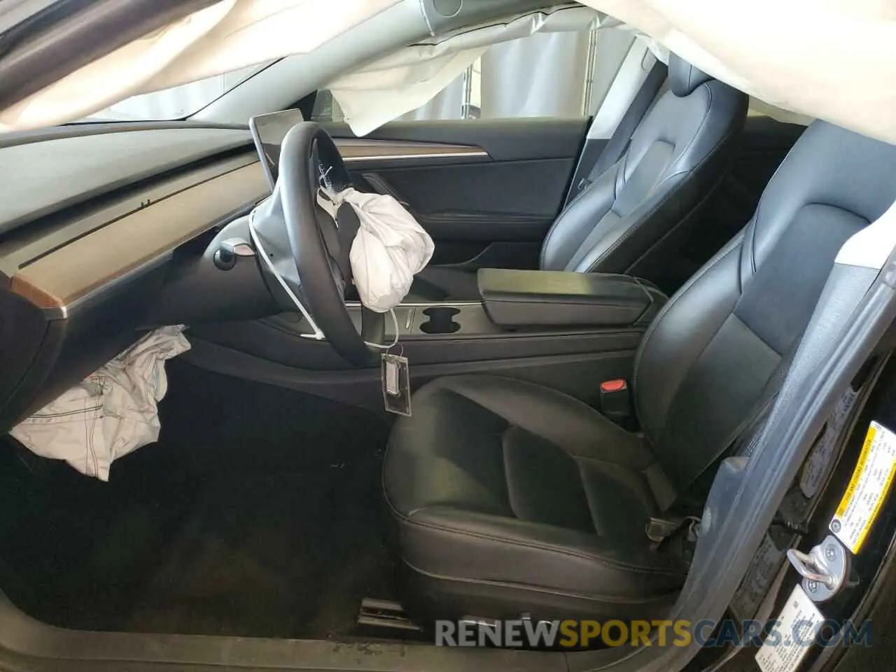 7 Photograph of a damaged car 5YJ3E1EA5NF370228 TESLA MODEL 3 2022