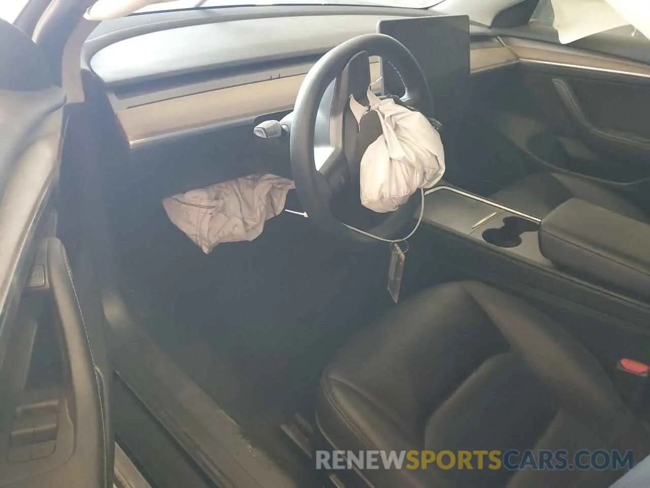 8 Photograph of a damaged car 5YJ3E1EA5NF370228 TESLA MODEL 3 2022
