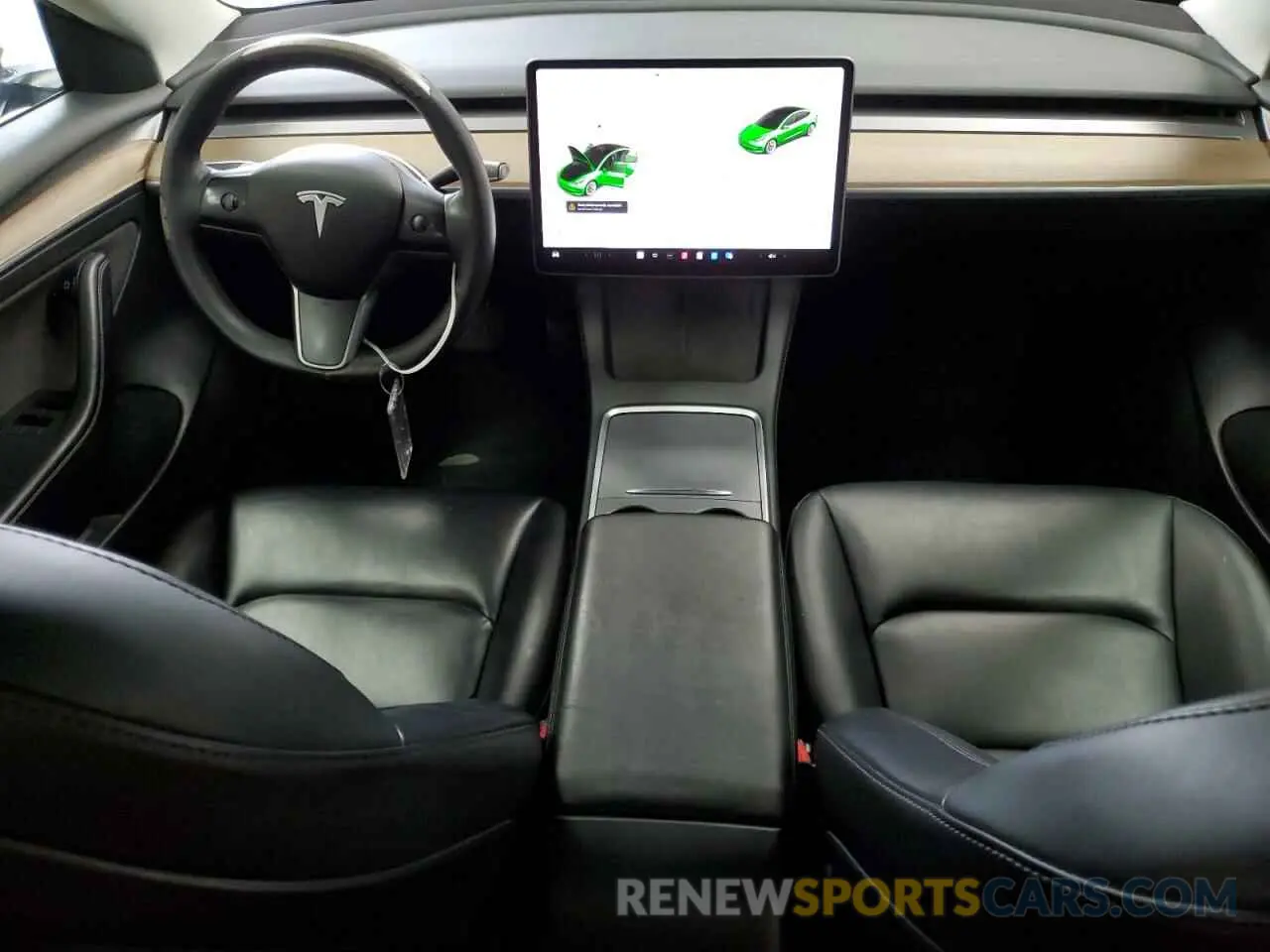 8 Photograph of a damaged car 5YJ3E1EA5NF371489 TESLA MODEL 3 2022