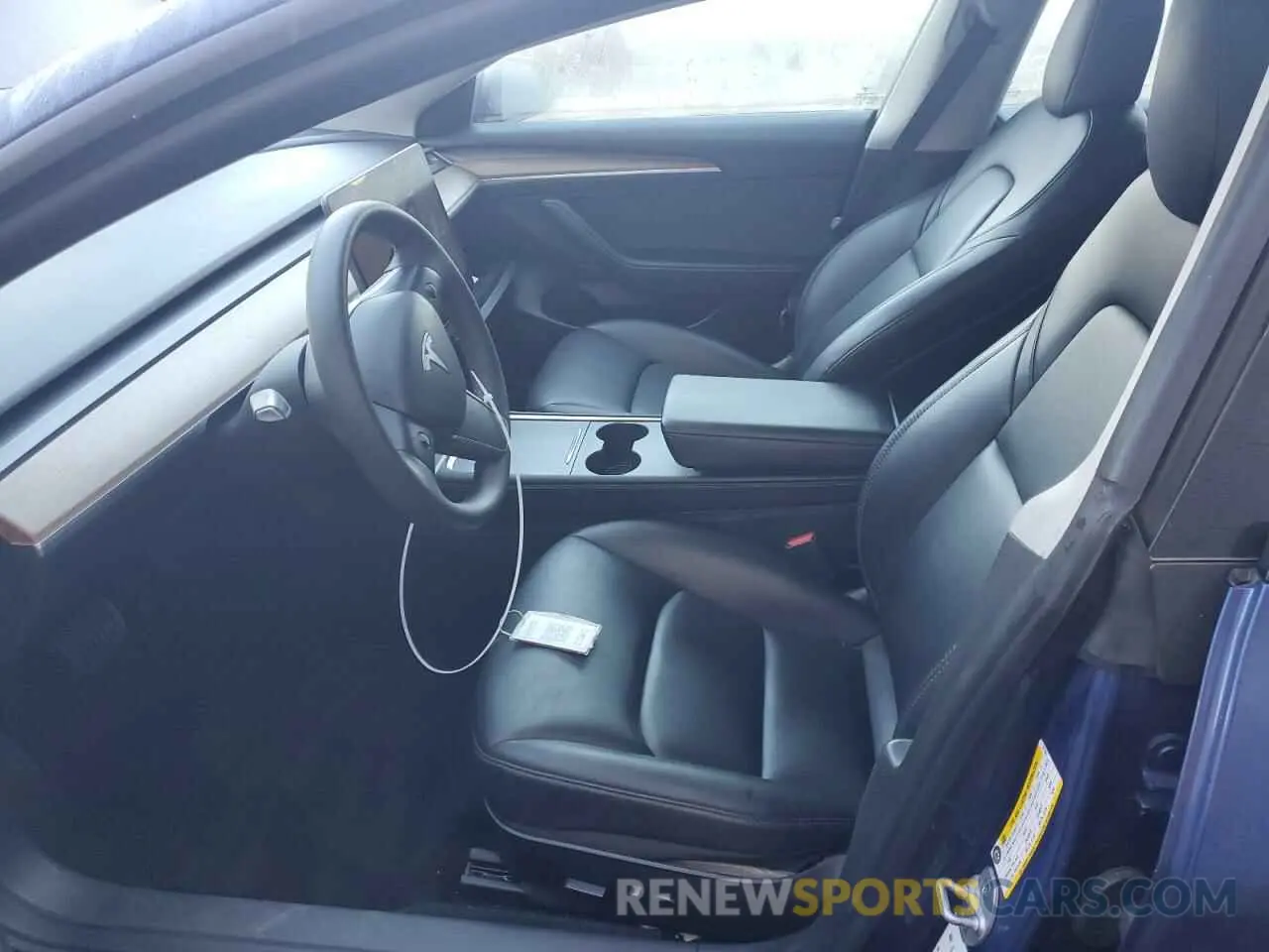 7 Photograph of a damaged car 5YJ3E1EA5NF371587 TESLA MODEL 3 2022