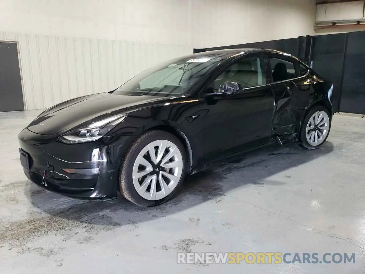 1 Photograph of a damaged car 5YJ3E1EA5NF372030 TESLA MODEL 3 2022