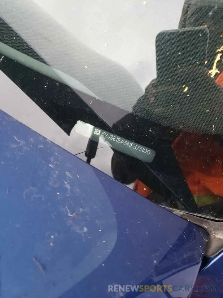 12 Photograph of a damaged car 5YJ3E1EA5NF373100 TESLA MODEL 3 2022