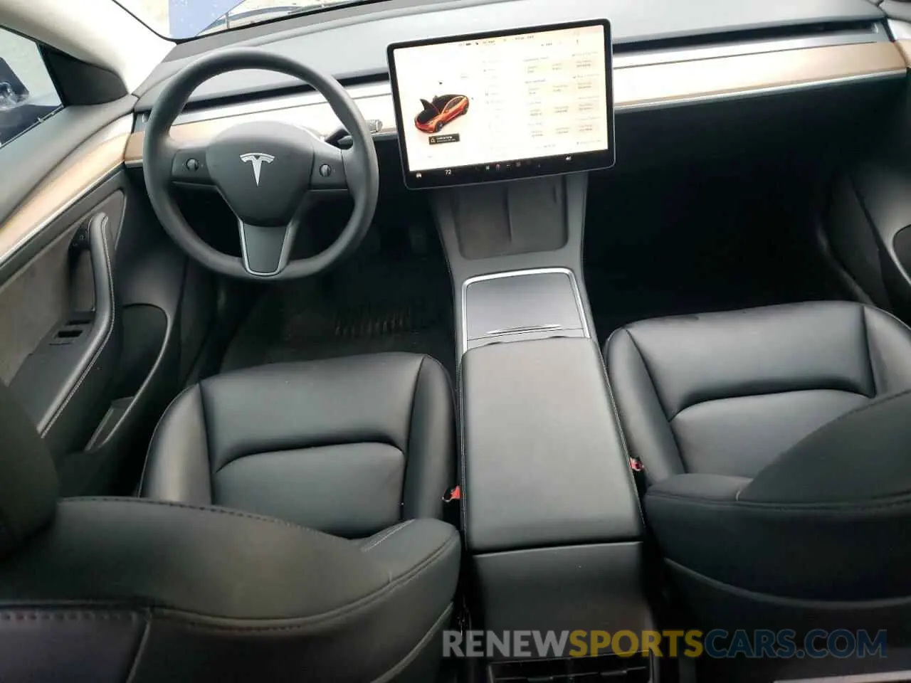 8 Photograph of a damaged car 5YJ3E1EA5NF373100 TESLA MODEL 3 2022