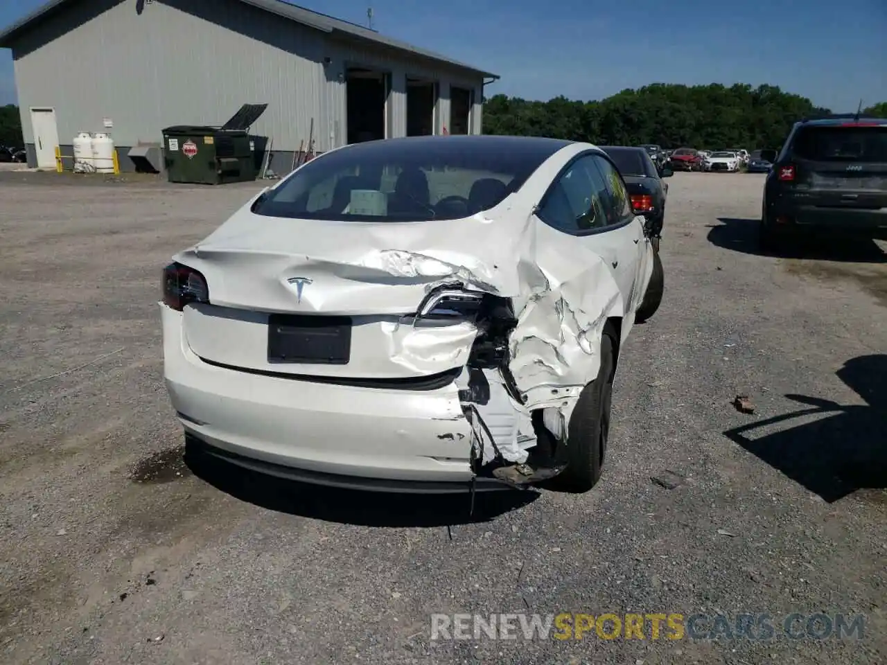 9 Photograph of a damaged car 5YJ3E1EA6NF113367 TESLA MODEL 3 2022