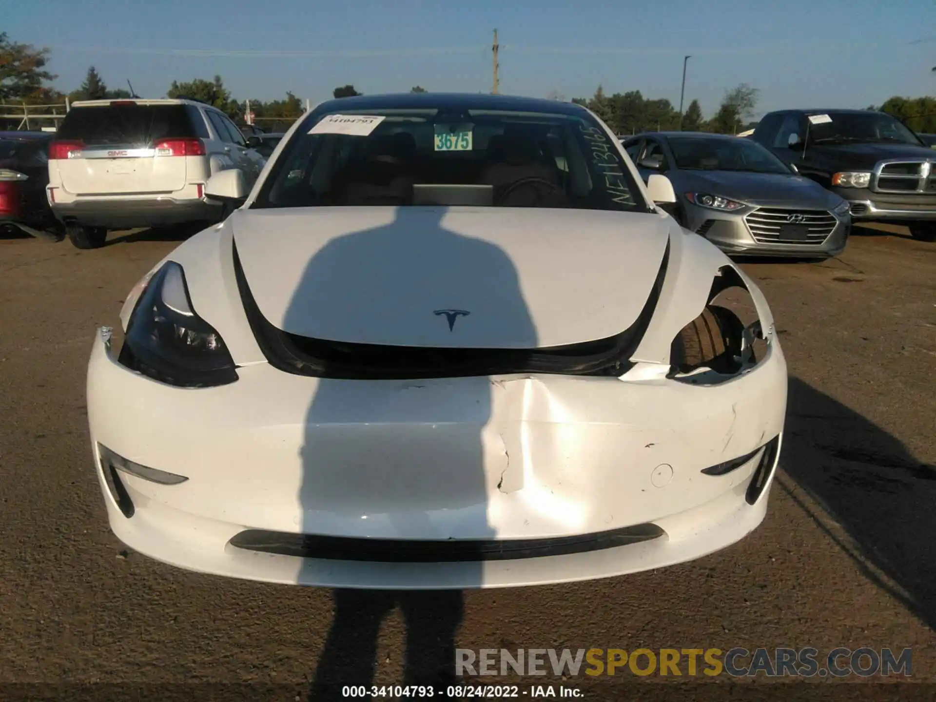 6 Photograph of a damaged car 5YJ3E1EA6NF113465 TESLA MODEL 3 2022