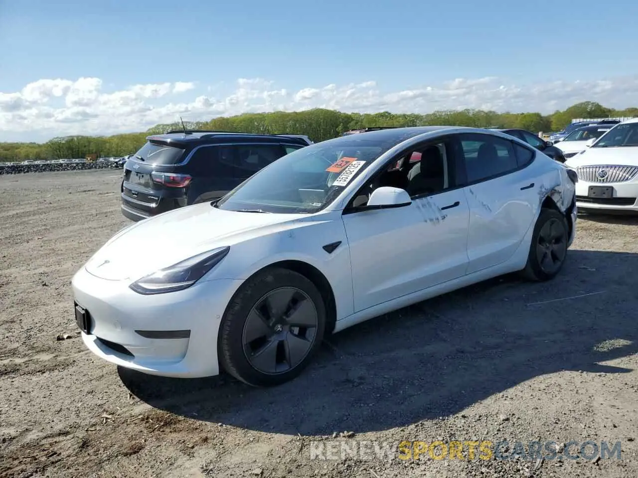 1 Photograph of a damaged car 5YJ3E1EA6NF115460 TESLA MODEL 3 2022