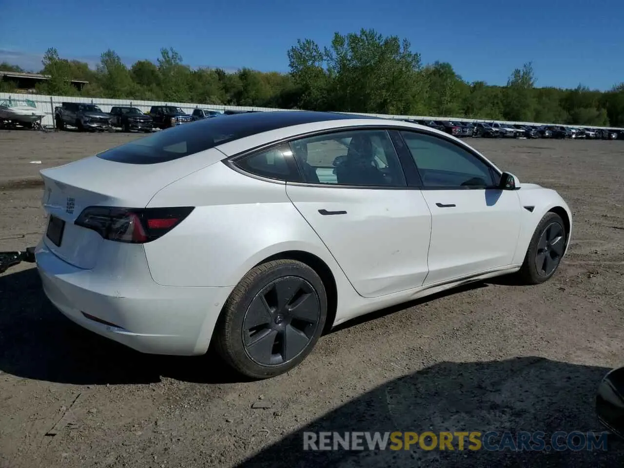 3 Photograph of a damaged car 5YJ3E1EA6NF115460 TESLA MODEL 3 2022
