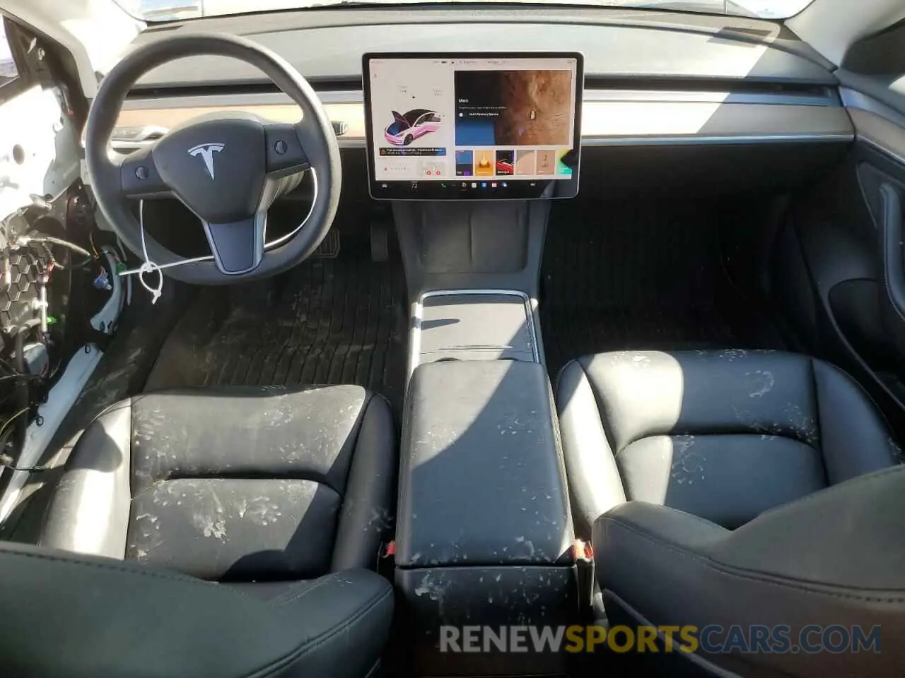 8 Photograph of a damaged car 5YJ3E1EA6NF115460 TESLA MODEL 3 2022
