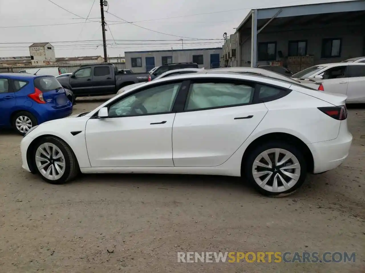 9 Photograph of a damaged car 5YJ3E1EA6NF143887 TESLA MODEL 3 2022