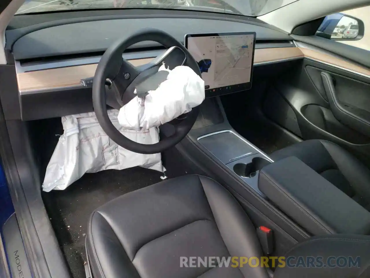 9 Photograph of a damaged car 5YJ3E1EA6NF144070 TESLA MODEL 3 2022