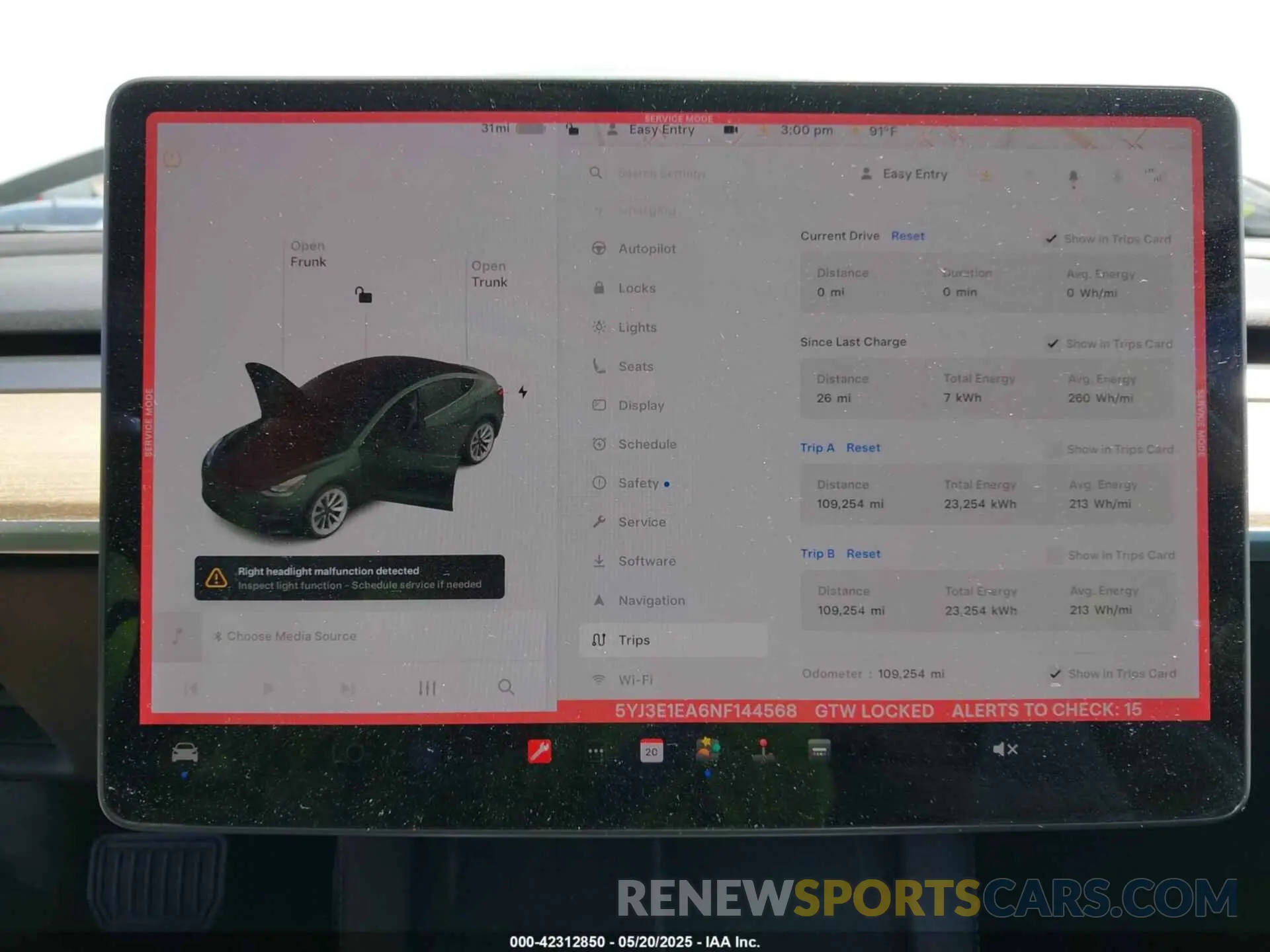 7 Photograph of a damaged car 5YJ3E1EA6NF144568 TESLA MODEL 3 2022