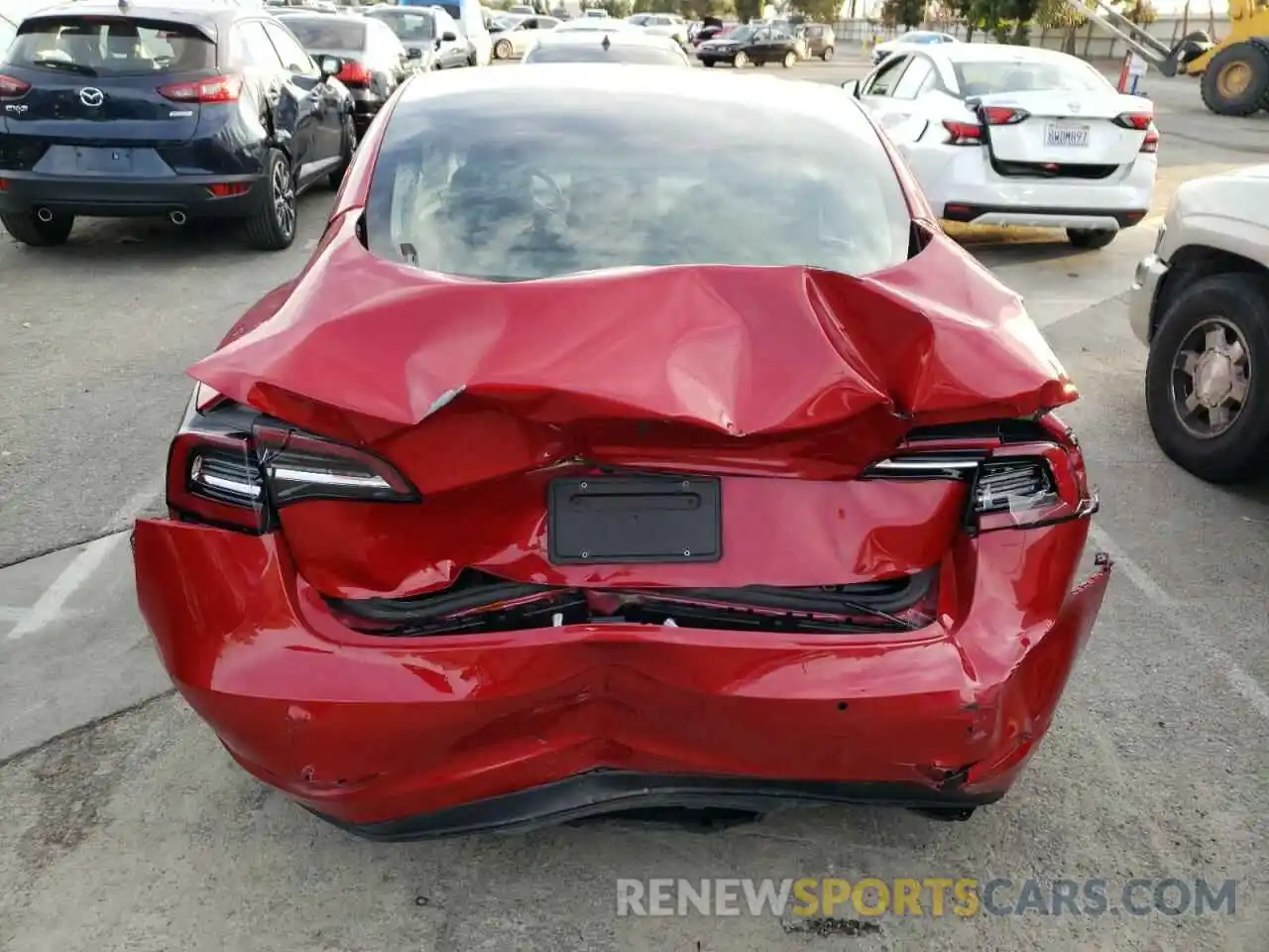 6 Photograph of a damaged car 5YJ3E1EA6NF145705 TESLA MODEL 3 2022