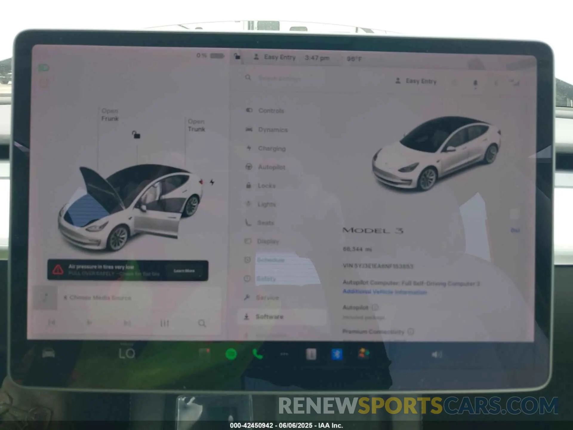 7 Photograph of a damaged car 5YJ3E1EA6NF153853 TESLA MODEL 3 2022