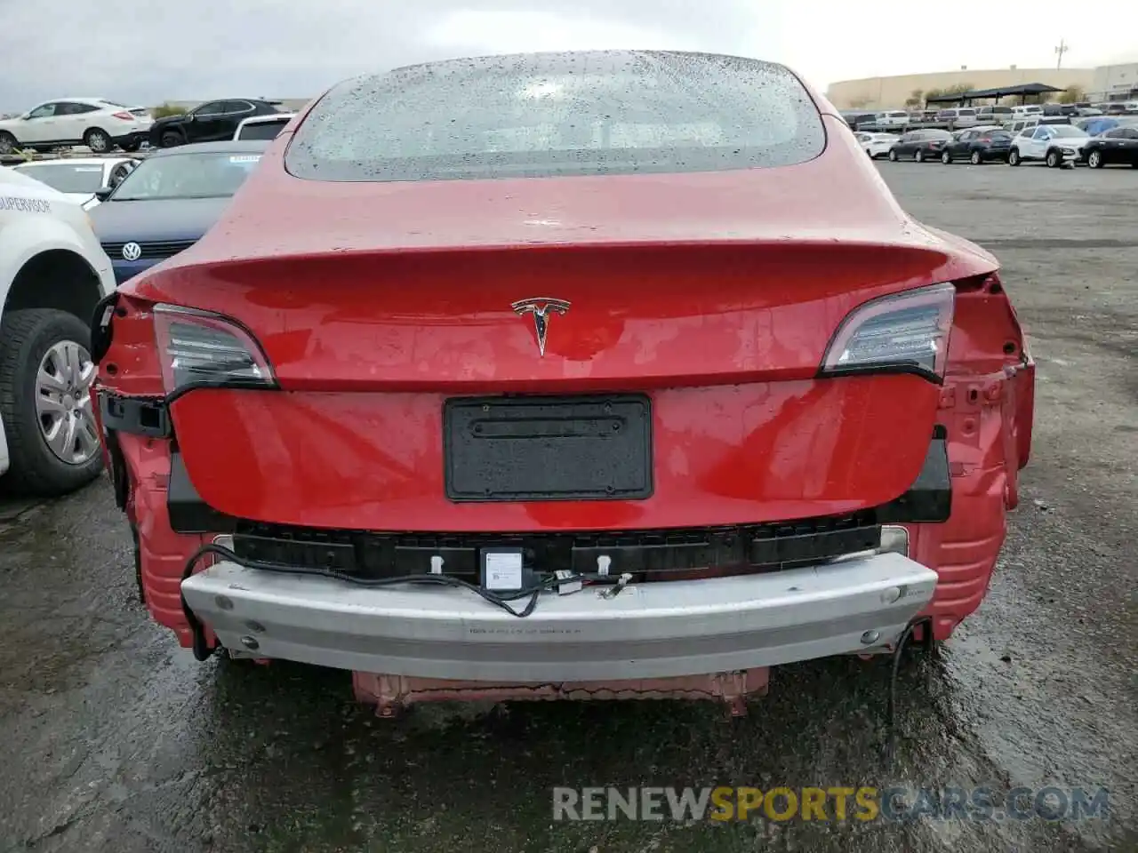 6 Photograph of a damaged car 5YJ3E1EA6NF185878 TESLA MODEL 3 2022