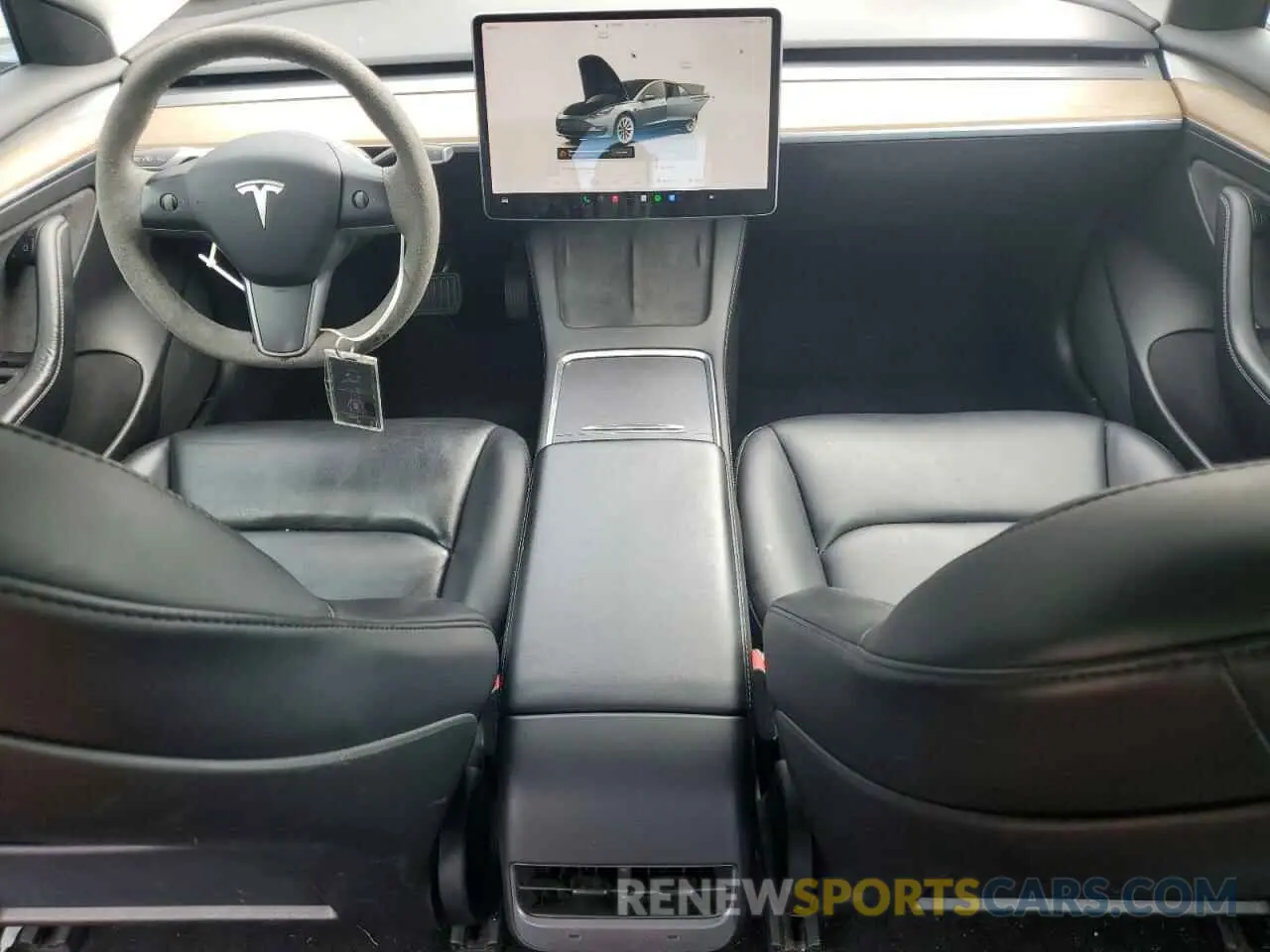 8 Photograph of a damaged car 5YJ3E1EA6NF185895 TESLA MODEL 3 2022