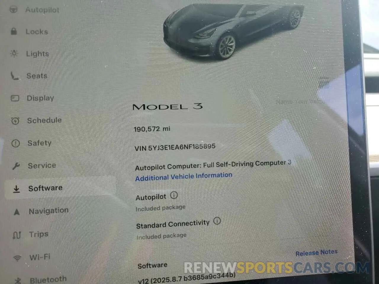 9 Photograph of a damaged car 5YJ3E1EA6NF185895 TESLA MODEL 3 2022