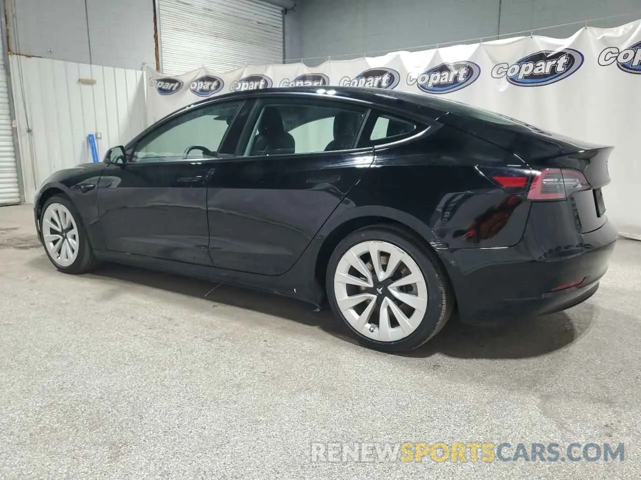 2 Photograph of a damaged car 5YJ3E1EA6NF186139 TESLA MODEL 3 2022