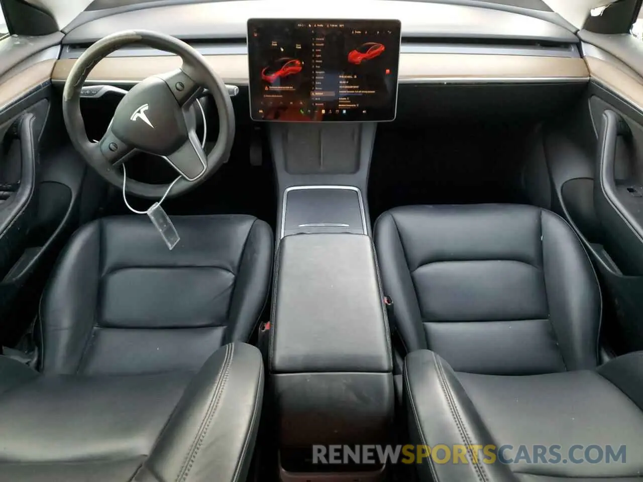 8 Photograph of a damaged car 5YJ3E1EA6NF186707 TESLA MODEL 3 2022