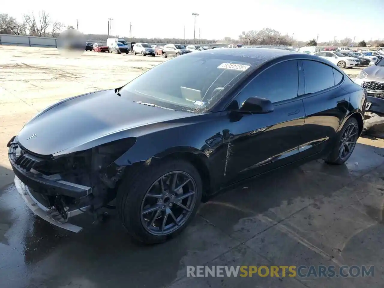 1 Photograph of a damaged car 5YJ3E1EA6NF187226 TESLA MODEL 3 2022