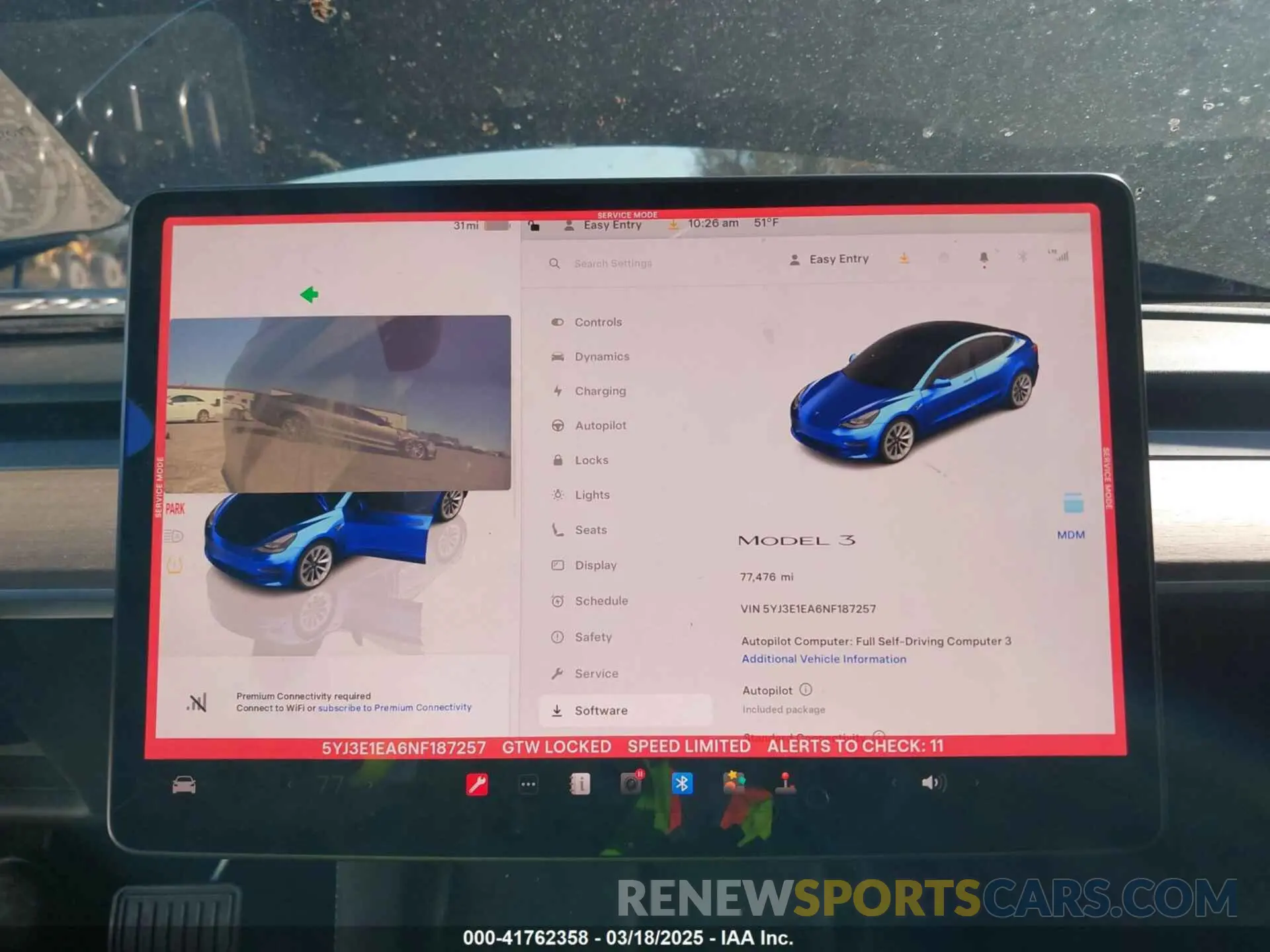 18 Photograph of a damaged car 5YJ3E1EA6NF187257 TESLA MODEL 3 2022