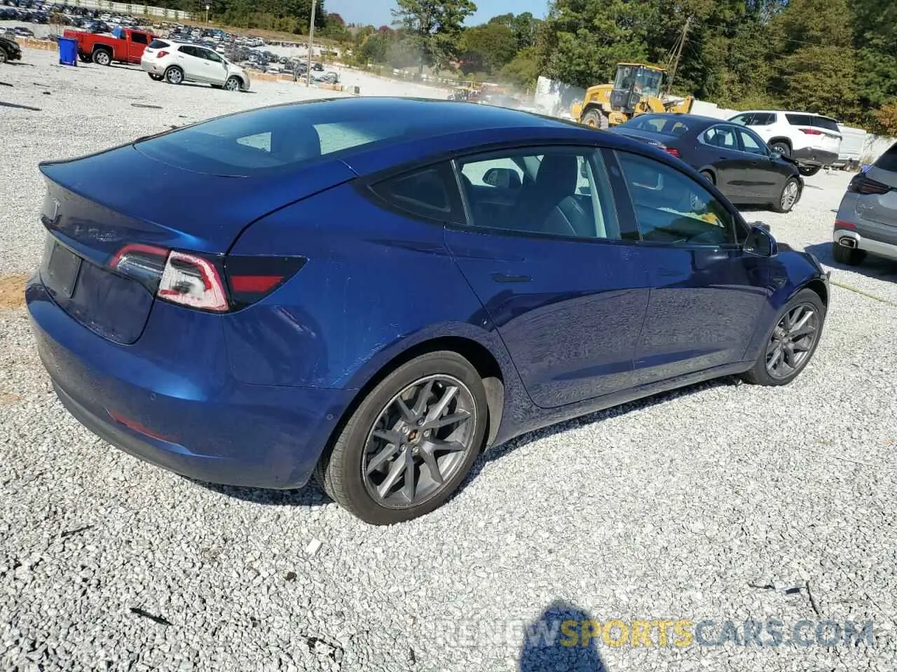 3 Photograph of a damaged car 5YJ3E1EA6NF188117 TESLA MODEL 3 2022
