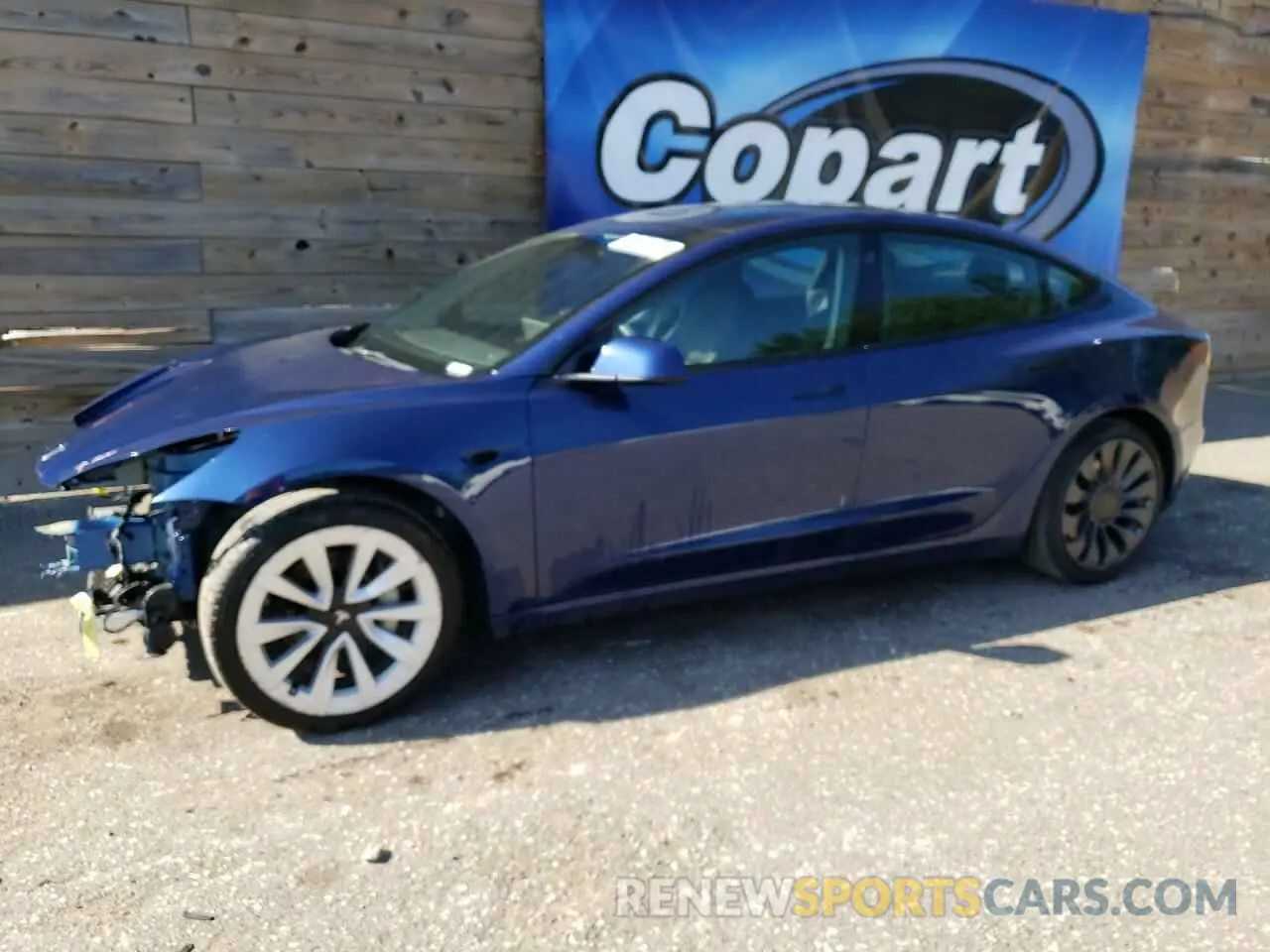 1 Photograph of a damaged car 5YJ3E1EA6NF188439 TESLA MODEL 3 2022