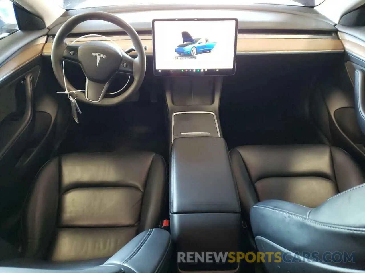8 Photograph of a damaged car 5YJ3E1EA6NF188439 TESLA MODEL 3 2022