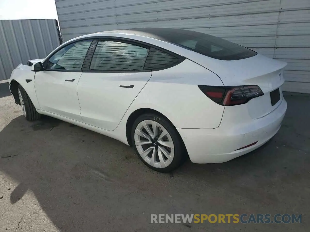2 Photograph of a damaged car 5YJ3E1EA6NF189302 TESLA MODEL 3 2022