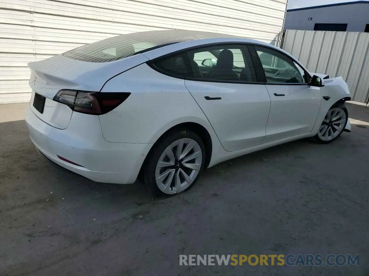 3 Photograph of a damaged car 5YJ3E1EA6NF189302 TESLA MODEL 3 2022
