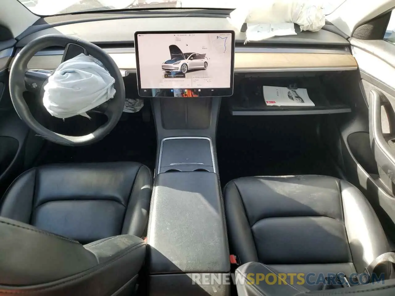 8 Photograph of a damaged car 5YJ3E1EA6NF189302 TESLA MODEL 3 2022
