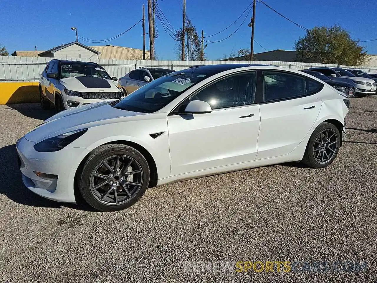 1 Photograph of a damaged car 5YJ3E1EA6NF189400 TESLA MODEL 3 2022