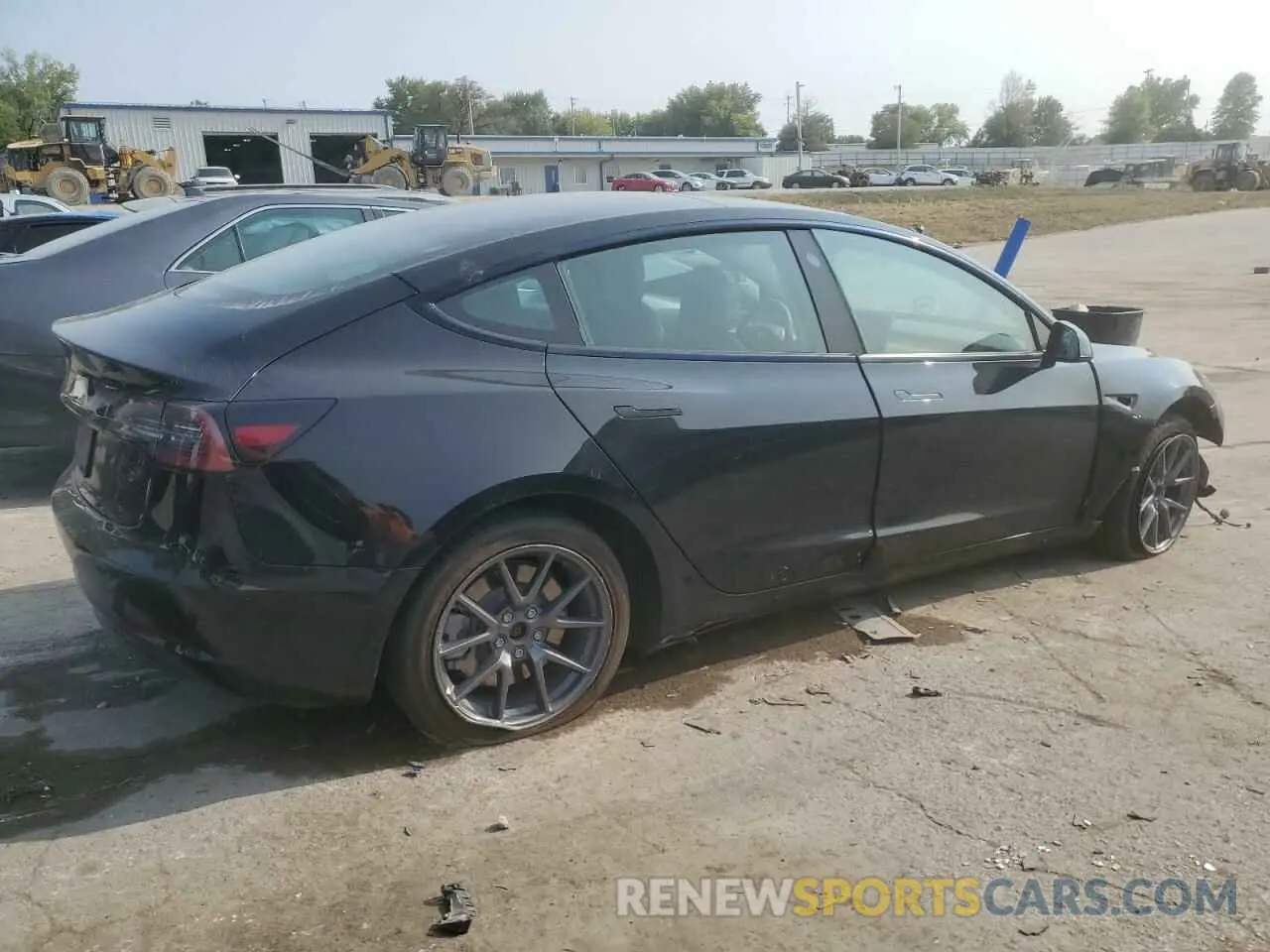 3 Photograph of a damaged car 5YJ3E1EA6NF190059 TESLA MODEL 3 2022