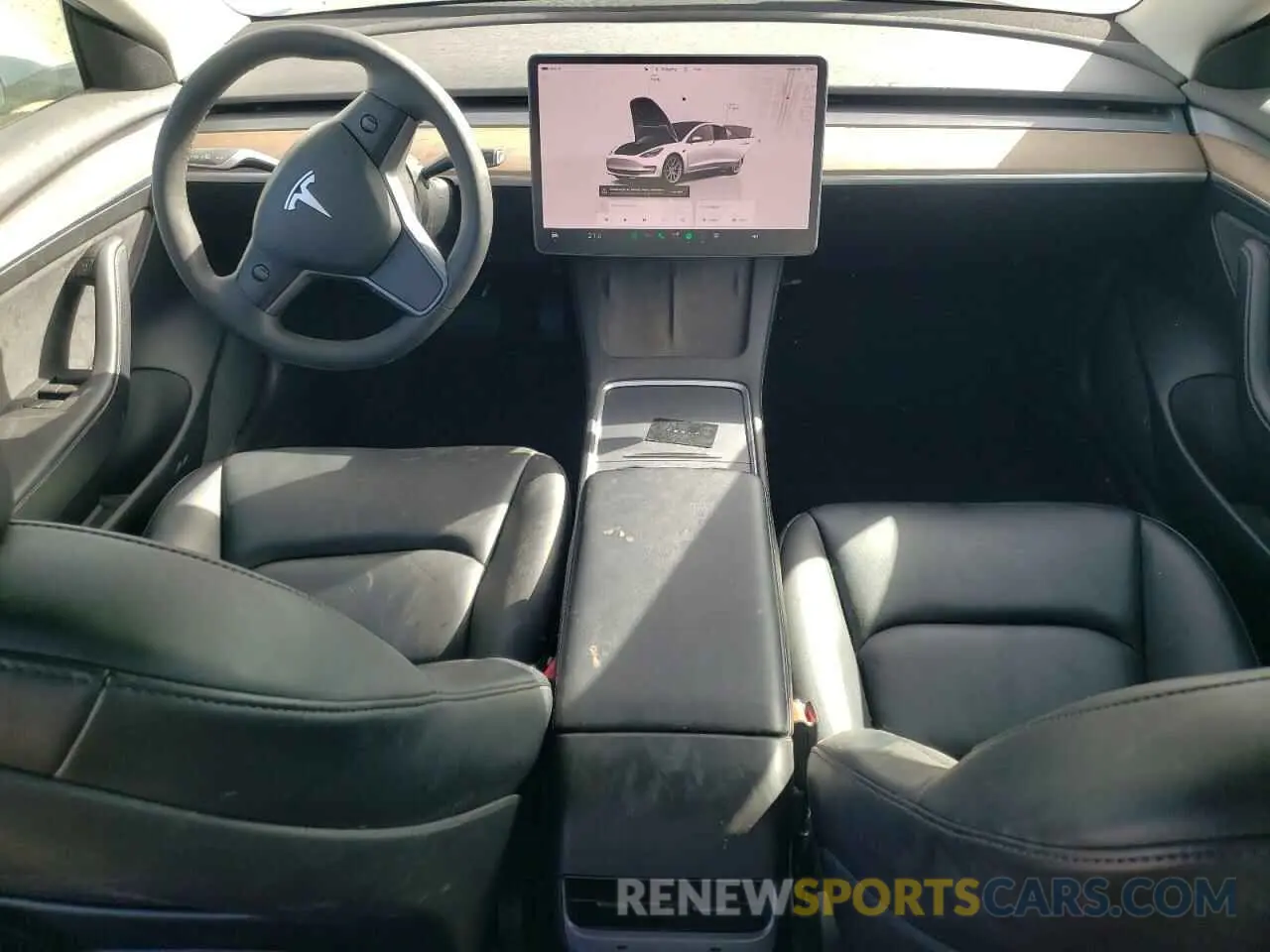 8 Photograph of a damaged car 5YJ3E1EA6NF231046 TESLA MODEL 3 2022