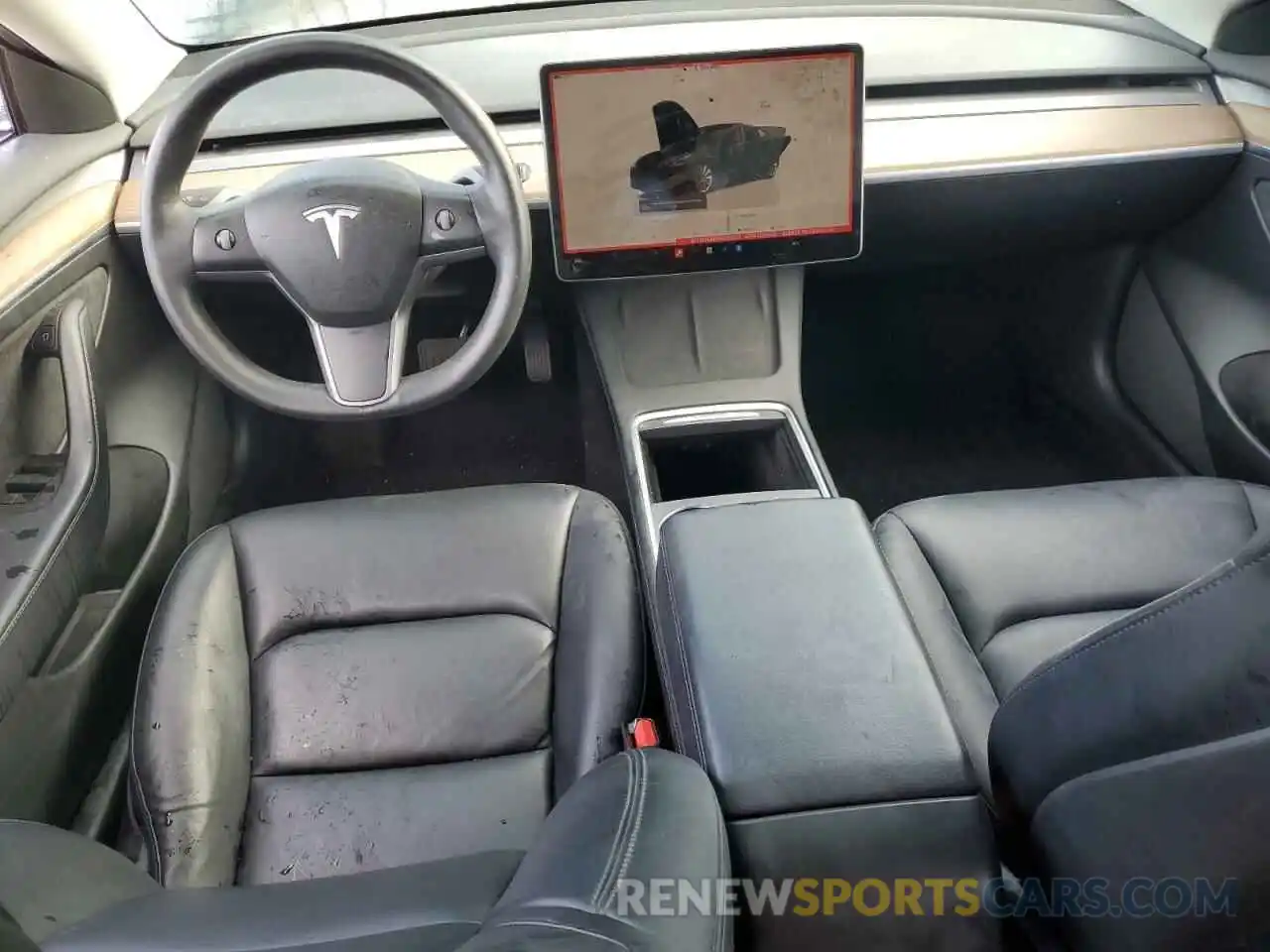 8 Photograph of a damaged car 5YJ3E1EA6NF239857 TESLA MODEL 3 2022