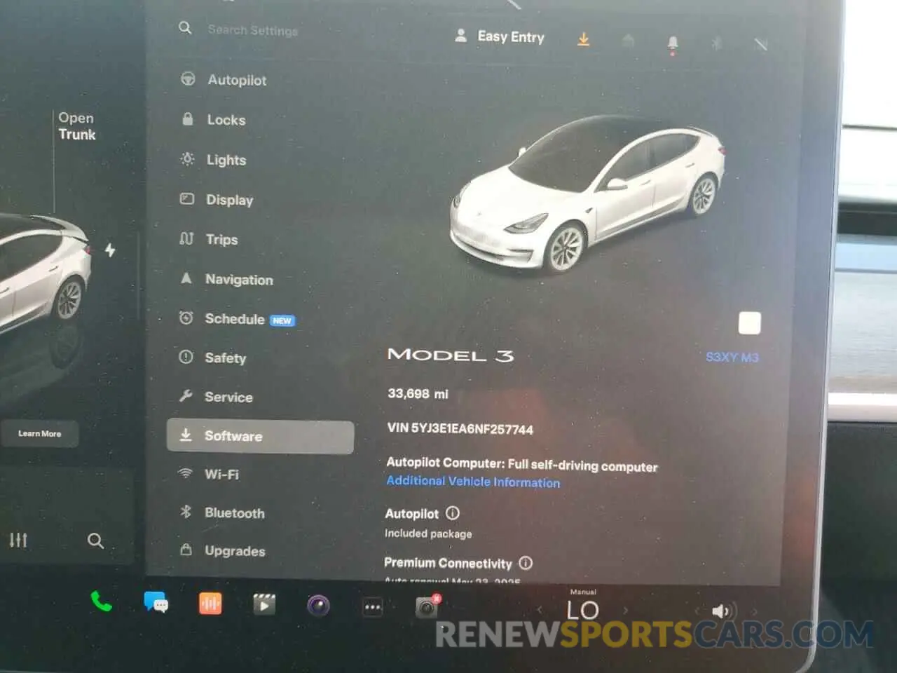 9 Photograph of a damaged car 5YJ3E1EA6NF257744 TESLA MODEL 3 2022