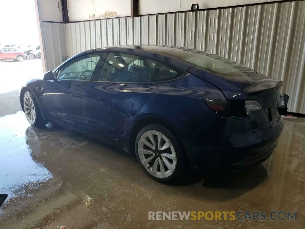 2 Photograph of a damaged car 5YJ3E1EA6NF285558 TESLA MODEL 3 2022