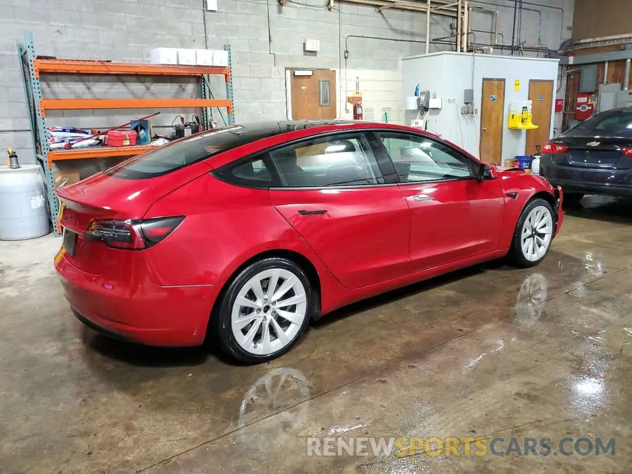 3 Photograph of a damaged car 5YJ3E1EA6NF285625 TESLA MODEL 3 2022
