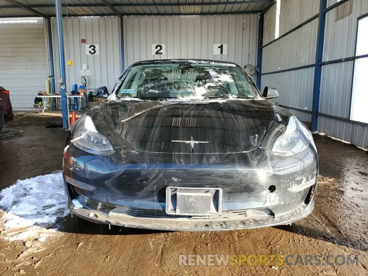 5 Photograph of a damaged car 5YJ3E1EA6NF286208 TESLA MODEL 3 2022