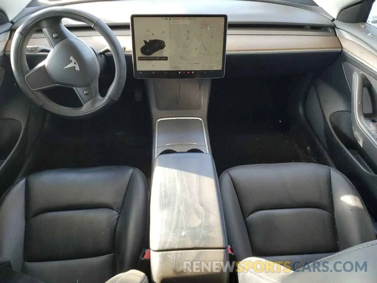 8 Photograph of a damaged car 5YJ3E1EA6NF286208 TESLA MODEL 3 2022