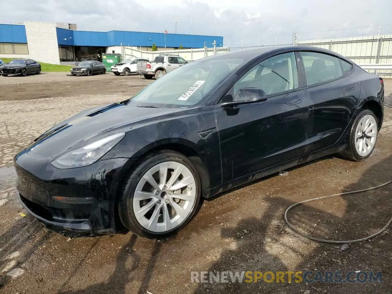 1 Photograph of a damaged car 5YJ3E1EA6NF289206 TESLA MODEL 3 2022